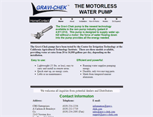 Tablet Screenshot of gravi-chek.com